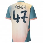 Günstige Fußballtrikots Manchester City Foden 47 Kinder Fourth trikot 2024-25 Kurzarm